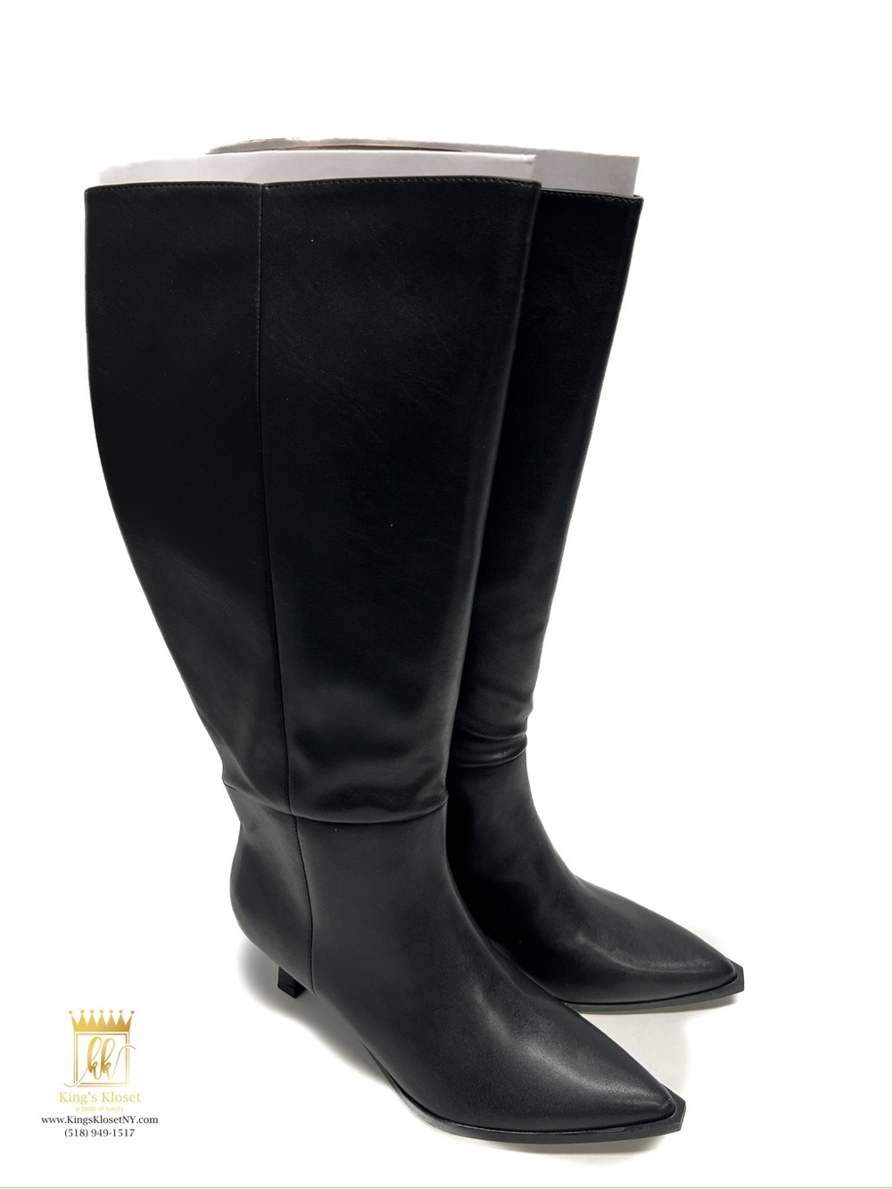 Madden NYC boots with kitten heel